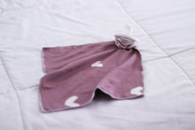 Pacifier Snap Blanket | Pink Heart Lovey - LUXE + RO