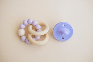 The LUXIE | Periwinkle Lila Pacifier - LUXE + RO