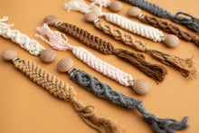 Macrame Pacifier Holder | Twisted Natural