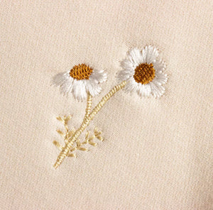 Embroidery Flower Loungewear Set