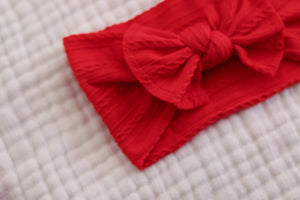 Bow Headband | Red - LUXE + RO