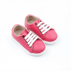 Hard Sole Tennis Shoes | Hot Pink - LUXE + RO