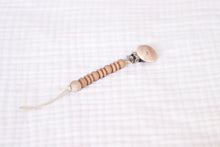 Wooden Pacifier Clip | Nude - LUXE + RO