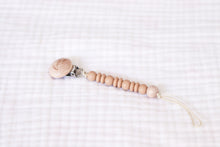 Wooden Pacifier Clip | Nude - LUXE + RO