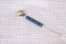 Wooden Pacifier Clip | Blue Universe - LUXE + RO