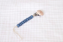 Wooden Pacifier Clip | Blue Universe - LUXE + RO