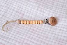 Wooden Pacifier Clip | Soft Yellow - LUXE + RO