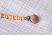 Wooden Pacifier Clip | Soft Yellow - LUXE + RO