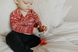 The LUXIE | Red Pacifier - LUXE + RO