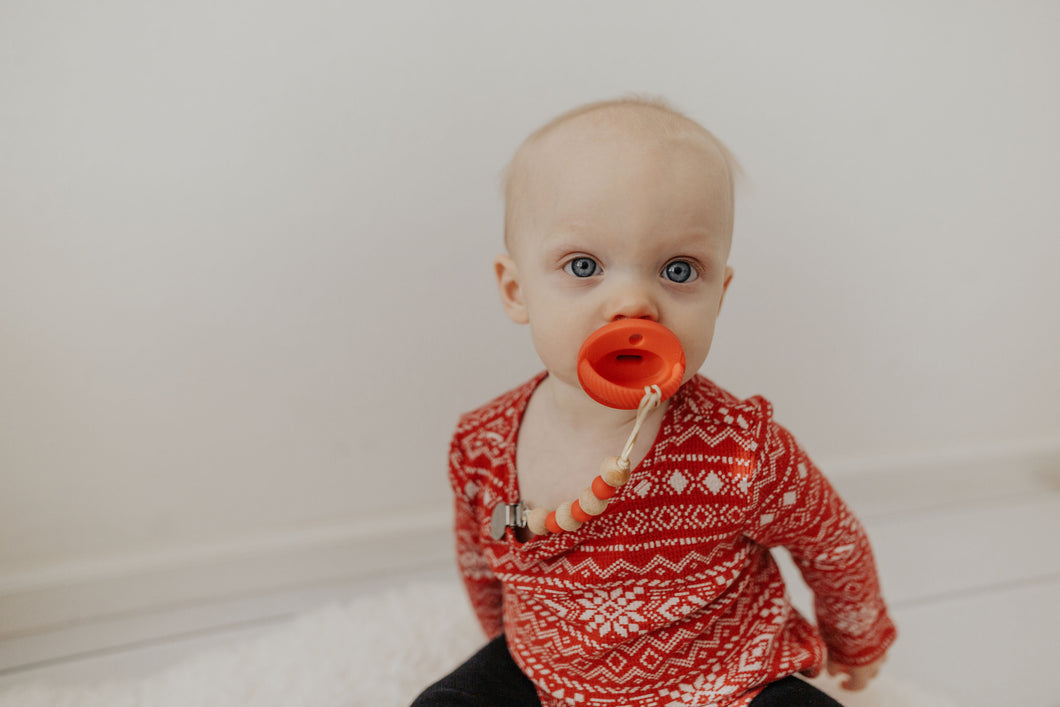 The LUXIE | Red Pacifier - LUXE + RO