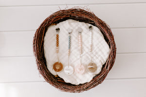The LUXIE | White Pacifier - LUXE + RO