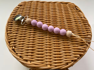 The Luxie Pacifier Clip | Lavender Clip - LUXE + RO