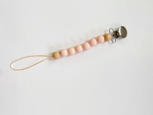 The Luxie Pacifier Clip | Ballerina Pink Clip - LUXE + RO