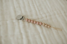 The Luxie Pacifier Clip | Soft Pink Blush - LUXE + RO
