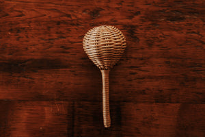 The Rattan Baby Rattle Brown - LUXE + RO