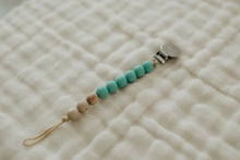 The Luxie Pacifier Clip | Aqua Blue - LUXE + RO